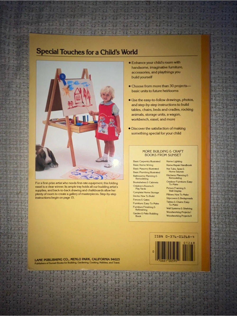 Sunset Children's Furniture Catalog DIY Woodworking Book